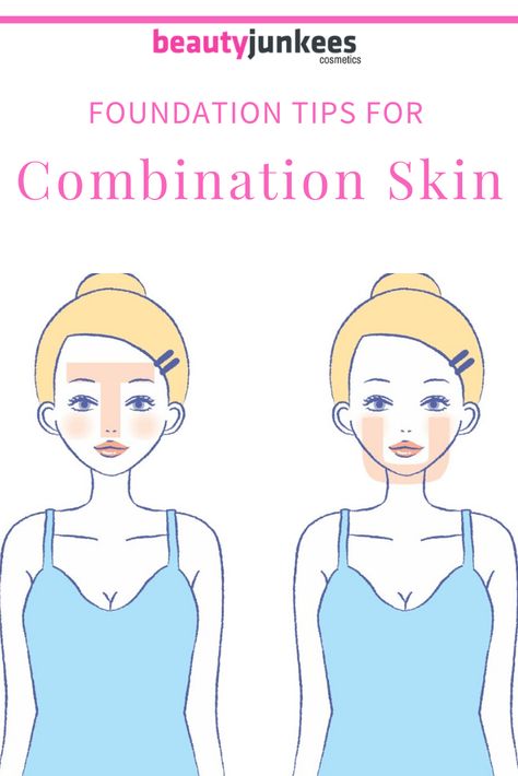 Combination Skin Foundation, Makeup For Combination Skin, Tips For Combination Skin, Foundation Application Tutorial, Foundation Hacks, Best Foundation For Combination Skin, Flawless Foundation Application, Skincare Advice, Beautiful Glowing Skin