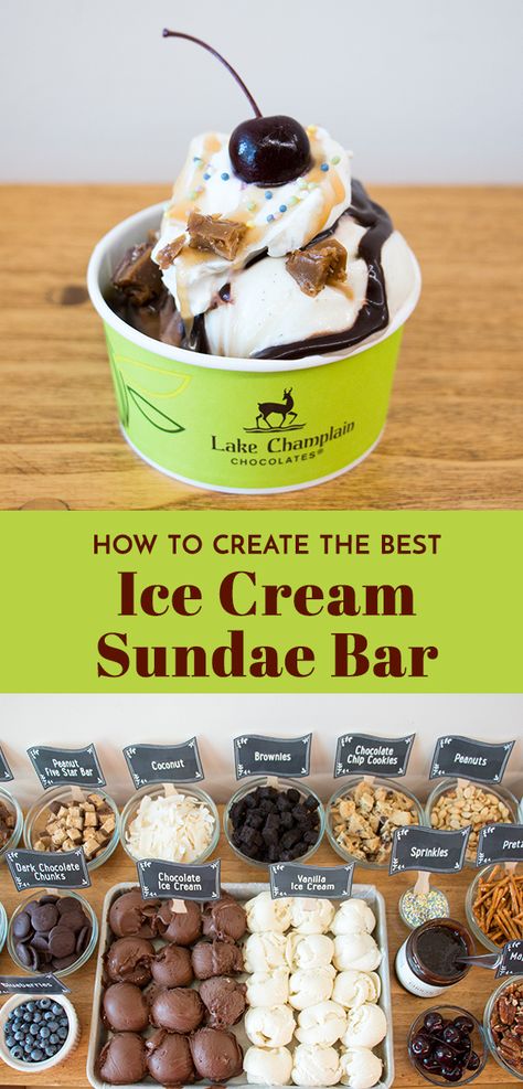 Sundae Toppings Bar, Brownie Sundae Bar Ideas, Christmas Sundae Bar Ideas, Sunday Ice Cream Bar, Ice Cream Sundae Bar Toppings, Ice Cream Parties, Keep Ice Cream Cold At Party, Best Ice Cream Toppings, Pre Scooped Ice Cream For Party