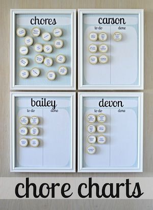 We NEED this!! chore chart, not just for kids. use pictures instead of words for little kids Uppfostra Barn, Diy Tableau, Magnetic Chore Chart, Chore Board, Vogue Kids, Chore Charts, Chore Chart Kids, Chores For Kids, Charts For Kids