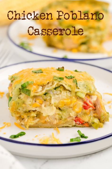 Poblano Casserole, Cilantro Dip, Poblano Recipes, Harvest Meals, Chicken Poblano, Mexican Casseroles, Tempting Food, Poblano Peppers Recipes, Poblano Sauce