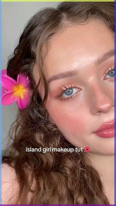 Ethereal Makeup Tutorial, Sun Kissed Makeup, Tropical Glow, Sophie Grace, Sunkissed Makeup, Dewy Makeup Look, Jenna Fischer, Makeup Hacks Tutorials, Summer Makeup Looks