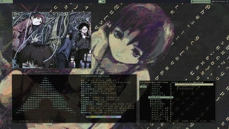 Animecore Desktop Wallpaper, Anime Core Wallpaper Pc, Retro Anime Wallpaper Desktop, Serial Experiments Lain Desktop Wallpapers, Lain Laptop Wallpaper, Lain Background Pc, Cybercore Computer Wallpaper, Pc Background Aesthetic Anime, 2000s Anime Wallpaper Desktop