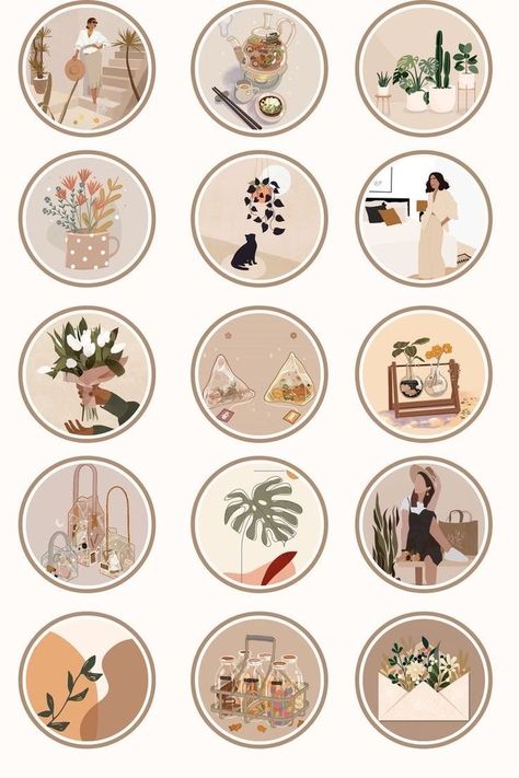 Cover Icons, Zestaw Ikon, Desain Buklet, Instagram Theme Feed, Icons Instagram, Insta Icon, Instagram Graphic, Scrapbook Stickers Printable, Highlight Cover