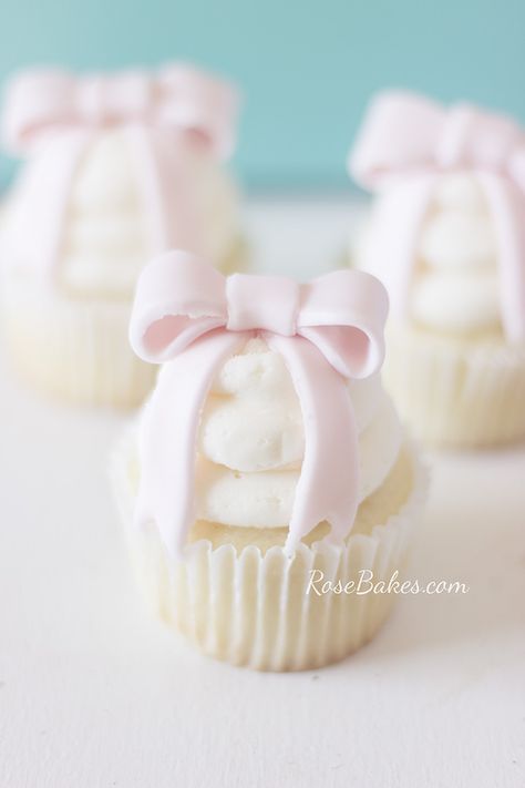 Pink Bow Cupcakes, Bow First Birthday Cake, Grandmillenial Birthday Party, Cupcakes With Bows, First Birthday Cupcakes Girl, Pink Bow First Birthday, Bow First Birthday Party, Pink Bow Baby Shower Theme, Bow Themed Birthday Party