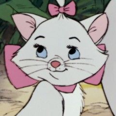 Marie Cat, The Aristocats, Disney Icons, Marie Aristocats, 캐릭터 드로잉, Cat Icon, Old Disney, Pinturas Disney, Disney Aesthetic