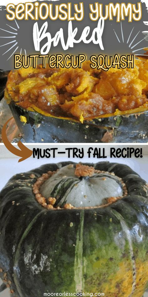 Baked Buttercup Squash, Baked Squash Recipes, Squash In Oven, How To Cook Squash, Buttercup Squash, Baked Squash, Sides Easy, Butternut Squash Recipes, Best Side Dishes