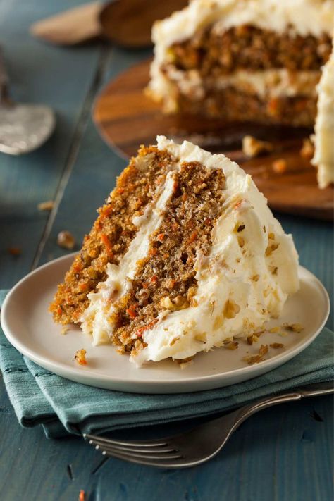 Cheesecake Factory Carrot Cake Recipe - Table for Seven Cream Cheese Frosting, Martha Stewart Carrot Cake, Best Carrot Cake, The Whoot, Slices Recipes, Carrot Cake Recipe, Cheesecake Factory, Food Cakes, Mug Cake