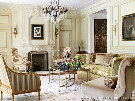 Interior Design by Wilson Kelsey Design; Photography by Laura Moss Neoclassical Interior Design, Mansion Living Room, Mansion Living, Minimalist Dekor, French Living Rooms, French Country Living, French Interior Design, Neoclassical Interior, French Country Living Room