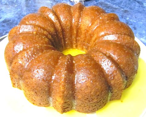 Orange Juice Cake Recipe, Gluten Free Caramel Apples, Bacardi Rum Cake, Orange Juice Cake, Rum Cakes, Rum Cake Recipe, Boxed Cake Mixes Recipes, Caramel Apple Cake, Sour Cream Pound Cake