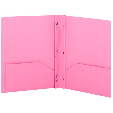 The folder with pockets fits standard-size documents. The school folders are made from heavy-duty, water and tear resistant, and soft to touch plastic materials, which are also easy to clean. They also have sturdy, double reinforced edges. Our flexible pocket portfolio organizer is of premium quality, and it gives all users the best experience possible. Cute School Folders, All Pink School Supplies, Softmore Year, Target School Supplies, Girly School Supplies, Cute Folders, Pink Folder, Pink School Supplies, School Supplies Target