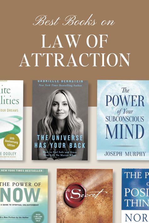 10 Best Law of Attraction Books for Manifesting Your Dreams Best Manifestation Books, Manifestation Books To Read, Ask And It Is Given, Manifestation Books, Law Of Attraction Books, Manifestation Universe, The Power Of Now, Attracting Abundance, Development Books