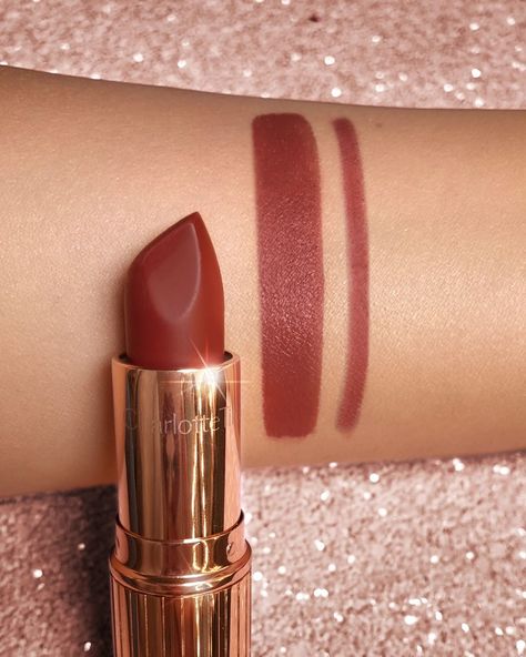 Charlotte Tilbury, MBE on Instagram: “Darlings, are you ready to UNLOCK THE SECRET TO UNDENIABLE ATTRACTION? My best-selling, shade Walk of Shame is launching in a NEW!…” Drugstore Lipgloss, Mac Lipstick Shades, Pink White Nails, Revolution Lipstick, Drugstore Lips, Drugstore Lipstick, Makeup Wishlist, Walk Of Shame, Lipstick Designs