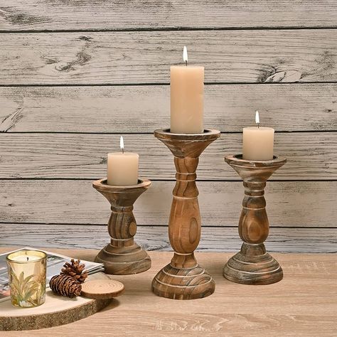 Diy pillar candle holders