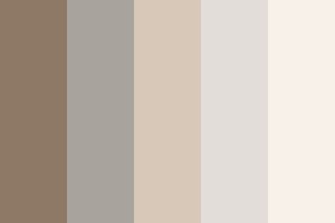 Beige And Grey Living Room, Tan Color Palette, Tan Living Room, Cream Living Rooms, Pebble Color, Beige Color Palette, Grey Palette, Beige Living Rooms, Brown Color Palette