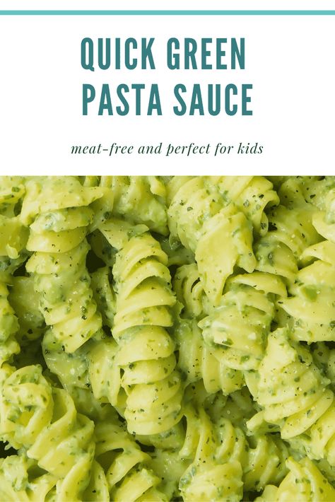 Easy Veggie Pasta Sauce, Veggie Pasta Sauce Kids, Veggie Pasta Sauce, Green Pasta Sauce, Baby Pasta, Vegetarian Sauces, Pasta Sauce Recipe, Pasta With Meat Sauce, Easy Pasta Sauce