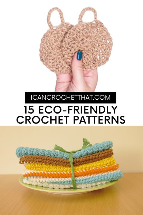 Crochet with a purpose! Our blog post features a curated selection of eco-friendly crochet patterns that not only spark creativity but also promote sustainable living. Learn how to use eco-friendly materials and techniques to make beautiful gifts and projects. Reusable Diy Projects, Crochet Eco Friendly, Eco Friendly Crochet, Eco Friendly Crochet Projects, Sustainable Crochet Projects, Crochet Practical Ideas, Cotton Crochet Projects, Crochet Sustainable, Scrap Yarn Projects