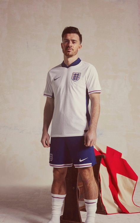 England's new Euro 2024 kit is here – and it is a triumph of sorts Jack Grealish England, Grealish England, England Kit, Comedy Dance, England Homes, Jack Grealish, Liverpool England, Marcus Rashford, England Football