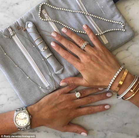 Patchwork, Bracket Stacks, Gold And Silver Jewelry Together, Roxy Jacenko, Radiant Cut Diamond Ring, Watch Bracelets, The Bling Ring, Nail Bracelet, Silver Jewelry Diy