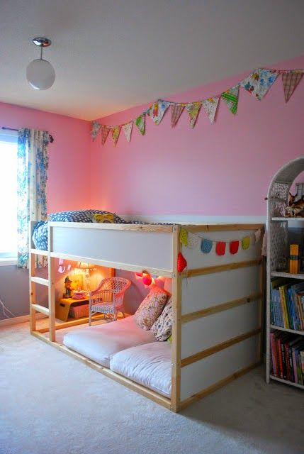 the boo and the boy: ikea's kura reversible bed Bunk Bed Hacks, Mommo Design, Ikea Kura Bed, Ikea Nursery, Kura Bed, Ikea Kura, Big Girl Bedrooms, Ikea Bed, Toddler Bedrooms