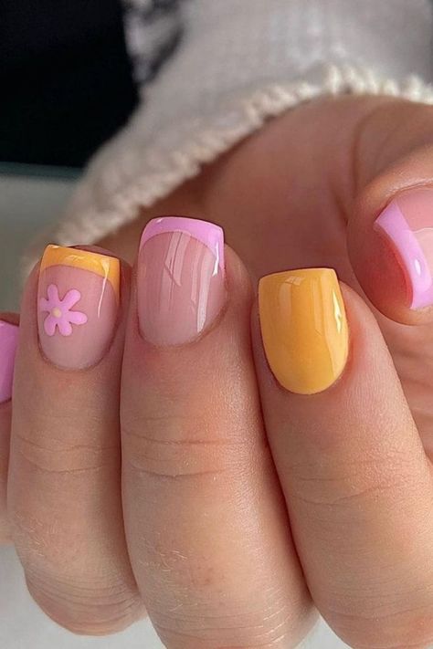 Mothers Day Nails, Do It Yourself Nails, Uñas Aesthetic, Nails Beautiful, Short Gel Nails, Simple Gel Nails, Summery Nails, Casual Nails, Cute Gel Nails