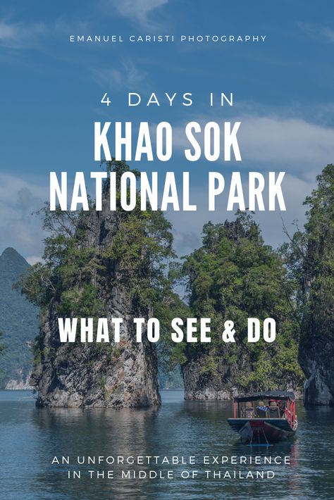 Khao Sok Thailand, Koh Sok National Park, Sabbatical Ideas, Places In Thailand, Travel Maldives, Khao Sok National Park, Thai Travel, Thailand Adventure, Thailand Vacation