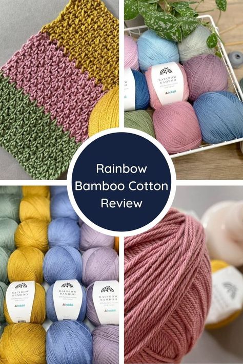 Looking for easy to use yarns with natural fibres? Rainbow Bamboo is a 2 weight yarn from Hobbii with a bamboo and cotton blend. Great for garments and luxury accessory or home decor gifts, check out this yarn for your next natural fibre make. Bamboo Yarn Crochet Patterns, Key West Summer, Types Of Donuts, Crochet With Cotton Yarn, Bamboo Yarn, Crochet Tips, Sport Weight Yarn, Natural Fibre, Natural Fibres