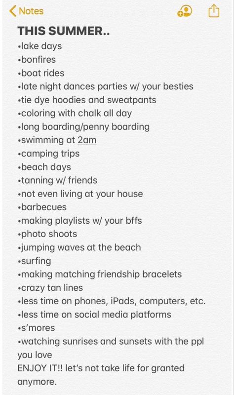 Summer List Ideas, Summer Bucket List For Teens, Ultimate Summer Bucket List, Summer Checklist, Summer To Do List, What To Do When Bored, Summer Fun List, Vie Motivation, Summer Plans