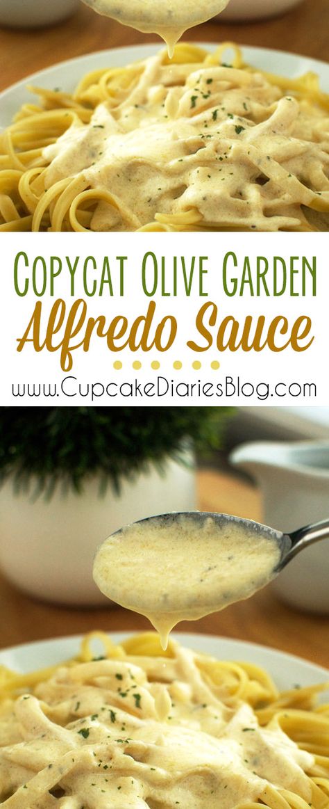 Copycat Olive Garden Alfredo Sauce Copycat Olive Garden Alfredo Sauce, Copycat Olive Garden Alfredo, Olive Garden Alfredo, Olive Garden Alfredo Sauce, Copycat Olive Garden, Resep Pasta, Olive Garden Recipes, Alfredo Sauce Recipe, Copycat Restaurant Recipes