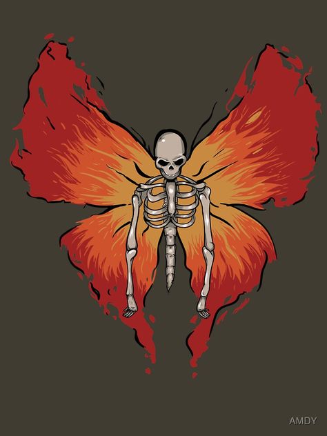 Skeleton Butterfly, Tshirt Painting, Butterfly T Shirt, Skeleton Art, Butterfly Drawing, Graphic Tshirt Design, Tshirt Art, Butterfly Wall, Diy Prints