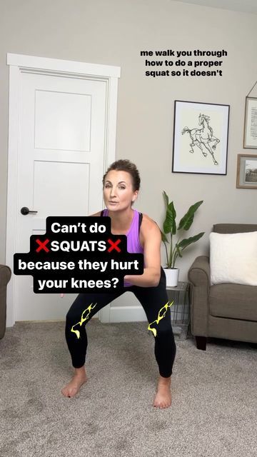 Megan | Personal Trainer, Nutrition Coach, CSCS on Instagram: "[💥Watch til the end!] “Nobody has ever taken the time to teach me how to do squats properly. These don’t hurt my knees anymore - thank you so much for this!” 👆This is one of the most common comments I receive in the first couple days of my Jumpstart 30 course. Squats get such a bad rap, but it’s one of the most fundamental moves you do all day long. 👉You squat to get in and out of chairs, you squat to get out of bed, you squat to sit on the toilet🚽… if you want to maintain your function for as long as possible, then working on your squats better be part of that equation. Let just make sure you’re doing them properly so you’re not fearful about them anymore 😉  ✅Watch this video several times and practice this, especially How To Properly Do A Squat, Squat For Beginners, How To Do Squats, How To Squat Properly, Squat Workout, Get Out Of Bed, Nutrition Coach, Natural Health Remedies, Getting Out Of Bed