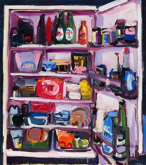 John Bokor Art, John Bokor, Fridge Painting, Fridge Illustration, Table Painting, Art Alevel, Interior Paintings, The Stranger, Street Gallery