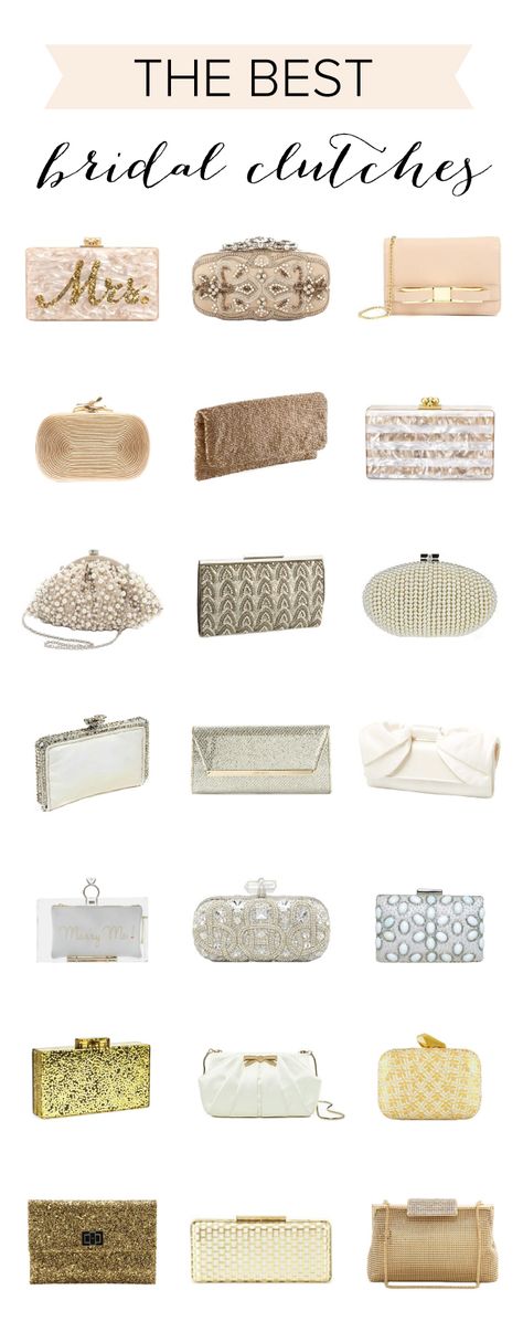 The Most Beautiful Bridal Clutches for Your Big Day! #VisionsEventStudio #ChicagoProposalPlanner #ChicagoWeddingPlanner Purse For Bride, Wedding Clutch Bridal, Bridal Clutches, Clutch Purse Wedding, Bride Purse Wedding Day, Bridal Bag For Wedding Day, Wedding Purse For Bride, Bridal Clutch Purse, Bridal Accesories