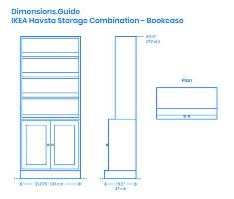 Havsta Storage Combination, Bookcase Dimensions, Ikea Havsta, Show Storage, Movable Shelves, Floor Plan Symbols, Old Bookshelves, Movable Shelf, Storage Bookcase