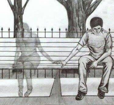 Relationship Images, Feeling Of Loneliness, Wish You Were Here, Pencil Art Drawings, Romantic Art, Lost Love, Couple Drawings, Love Drawings, Love Images