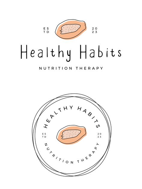 Logos, Dietitian Logo, Nutritionist Logo Design, Nutrition Logo Ideas, Nutritionist Logo, Nutritionist Branding, Nutrition Logo Design, Multiple Businesses, Nutritionist Dietitian