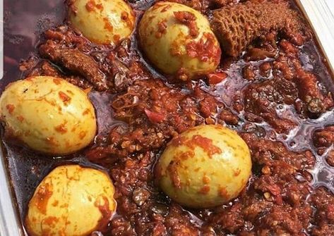 Ofada Stew, Nigerian Stew, Nigeria Food, Ghanaian Food, African Recipes Nigerian Food, Africa Food, Nigerian Food, African Food, Daily Meals