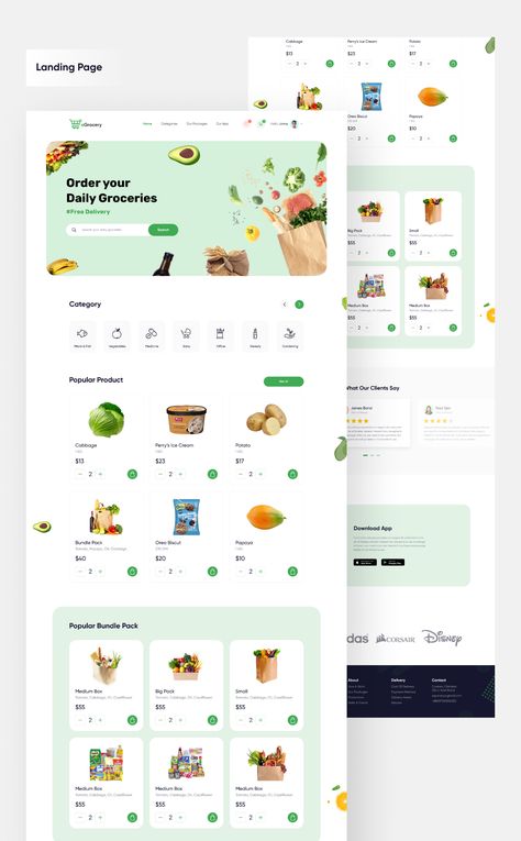 E Grocery App UI Kit — UI Kits on UI8 Ios App Ui, Food Website Design, Ui Kit Design, Desain Ux, Food Web Design, Ui Ux 디자인, Mobile App Design Inspiration, Ecommerce Web Design, App Interface Design