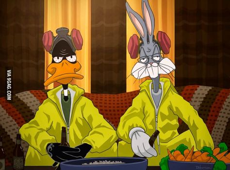 Daffy Duck & Bugs Bunny + Breaking Bad Breaking Bad, Bugs, Memes, Funny, Bugs And Insects