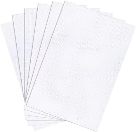 Amazon.com: Caydo 6 Pieces Aida Cloth 14 Count White Cross Stitch Fabric for Craft Embroidery, Handmade Needlework, DIY Handicrafts, 12 by 18-Inch White Cross Stitch, Craft Embroidery, Cross Stitch Beginner, Stitch Fabric, Aida Cloth, White Cross, White Crosses, Cross Stitch Fabric, Sewing Stores