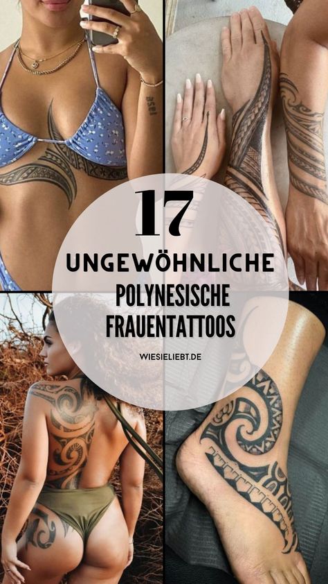 Entdecke die 17 besten polynesischen Tattoo-Ideen für Frauen im Jahr 2024: Symbolik & Stil-Leitfaden Tattoo Frau, Tattoos, Beauty