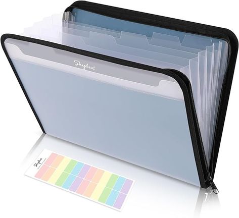 Amazon.com : SKYDUE Accordion File Organizer, 7 Pocket Expanding File Folder with Front Pocket, Letter Size, Important Document Organizer with Double Zipper, School Office Supplies : Office Products School Necessities, Document File Folder, Expanding File Folder, Accordion Folder, Document Organizer, File Organizer, Pocket Letter, Document Folder, Folder Design