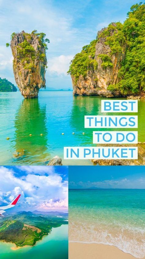 First time in Phuket? Here is the best of everything! Best things to do in Phuket + Best Day Trips from Phuket. Must see Phi Phi Islands, Phang Nga Bay, and the James Bond Island! Thailand Tips, Things To Do In Phuket, Tahiti Travel, Where Is Bora Bora, Phang Nga Bay, Beautiful Beaches Paradise, Best Island Vacation, Lanai Island, Thailand Destinations