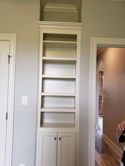 Storage In Wall Studs Built Ins, Cabinet Between Studs, Shelf Between Studs, Built Ins Between Studs, Built In Shelves Between Studs, In Wall Storage Between Studs Bedroom, Closet Between Studs, Shelves Built Into Wall Studs, Bookshelves Between Studs