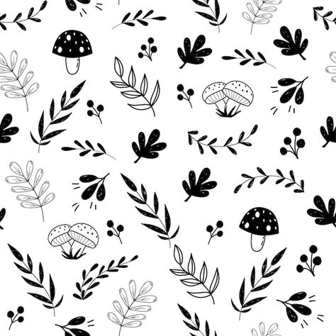 Vector doodle autumn seamless pattern wi... | Premium Vector #Freepik #vector #autumn #nature #tree #background Vector Doodle, Tree Background, Autumn Nature, Nature Tree, Indian Summer, Fantasy Artwork, Seamless Pattern, Premium Vector, Ramen