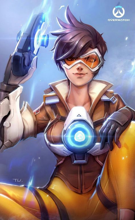 Tracer Art, Over Watch, Overwatch Wallpapers, Overwatch Tracer, Heroes Of The Storm, Overwatch Fan Art, Overwatch 2, Battle Royale, 만화 캐릭터