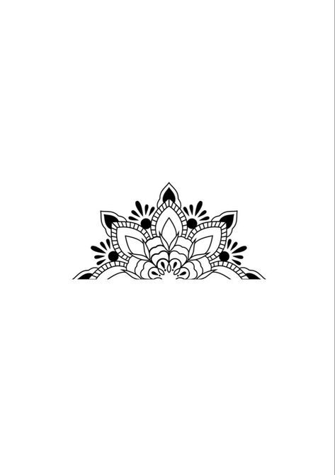 Mandala Face Tattoo Design, Dainty Mandala Tattoo, Mandala Face Tattoo, Half Mandala Drawing, Mandala Tattoo Hand, Half Mandala Tattoo Design, Mandala Flower Tattoo, 108 Tattoo, Simple Mandala Tattoo