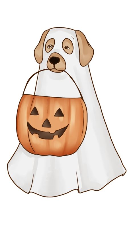 How To Draw Cute Halloween Stuff, Preppy Fall Drawings, Halloween Painting Ideas Aesthetic, Halloween Poster Drawing, Dog Halloween Drawing, Preppy Halloween Drawings, Halloween Cartoon Drawings Easy, Fall Cartoon Art, Halloween Dog Painting