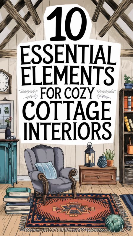 10 Essential Elements for Cozy Cottage Interiors Country Inn Interior, Organic Cottage Interior, Rustic Refined Decor, Small Cottage Style Homes Interiors, The Holiday Cottage Interior, Cozy Cottage Wall Decor, Decorating Cottage Style, German Style House Interiors, Whimsical Cottage Living Room