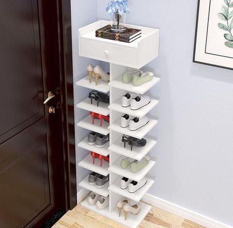 Flower Shelf Indoor, Balcony Shelf, Shoes Shelf, Flower Shelf, Indoor Balcony, Wood Projects Plans, Shoe Rack With Shelf, Easy Frame, Vase Flower