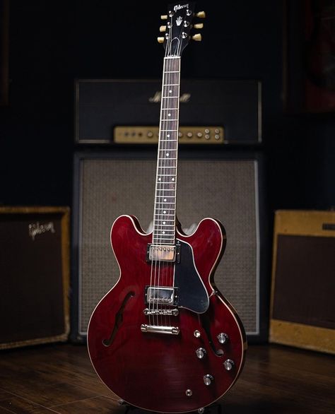 Semi Acoustic Guitar, Gibson Es 335, Gibson Electric Guitar, Gibson Es, Gibson Epiphone, Guitar Photography, Gibson Guitar, Cool Electric Guitars, Guitar Gear